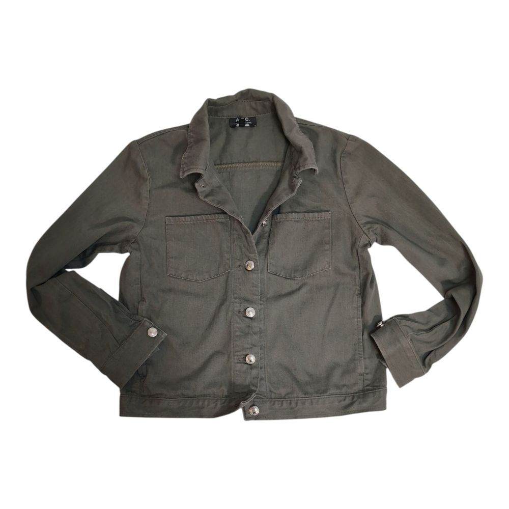 APC Khaki Denim Jacket - Picture 4 of 8